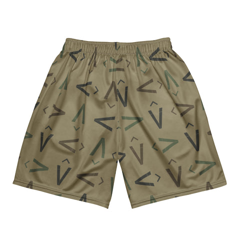 Upward Clone Camo Tint Mesh Short