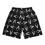 Upward Clone Ivory Ebony Mesh Short