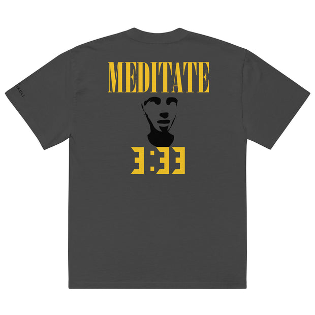 Meditate 3:33 Oversized Tee