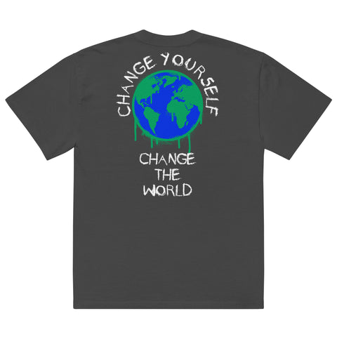 Change The World Oversized Tee