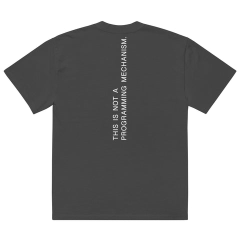 Programming Mechanism Oversized Tee BLK