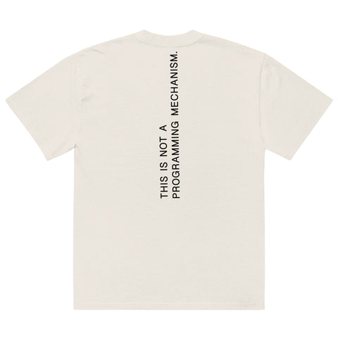 Programming Mechanism Oversized Tee WHT