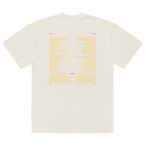 RULER Oversized faded tee