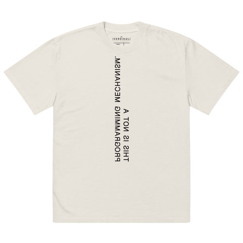 Programming Mechanism Oversized Tee WHT