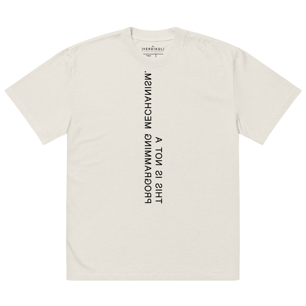 Programming Mechanism Oversized Tee WHT