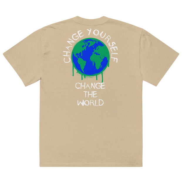 Change The World Oversized Tee